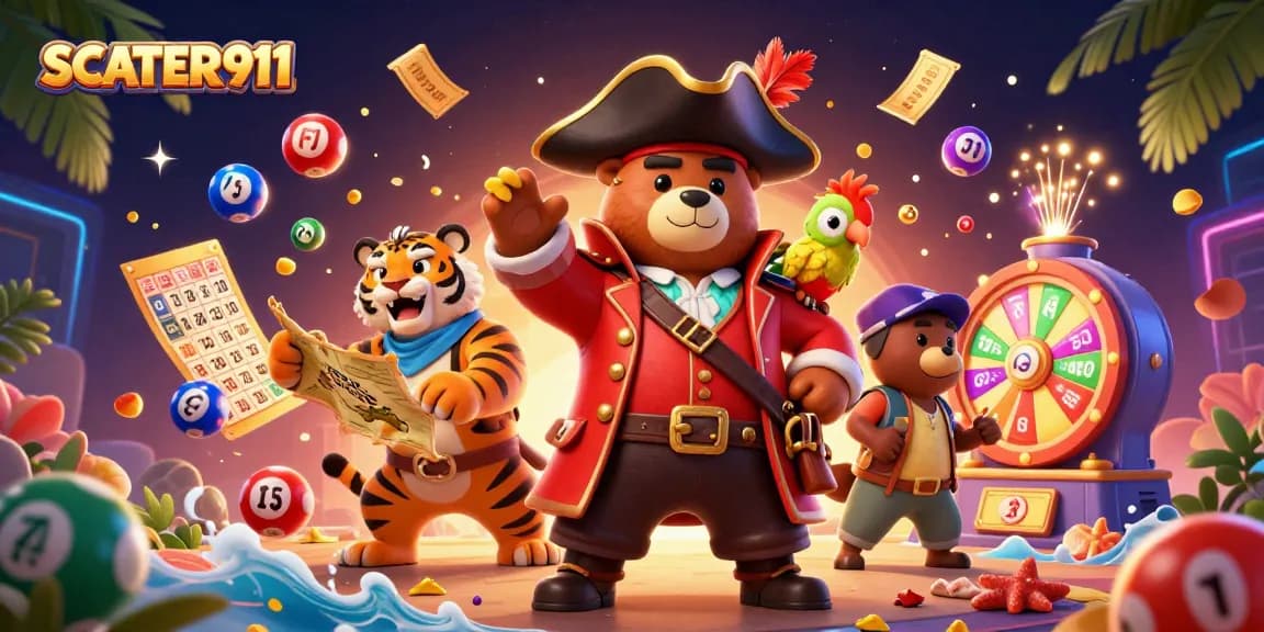 Engage with SCATTER911 exclusive lottery action featuring vibrant games, dynamic characters, and exciting visuals.
