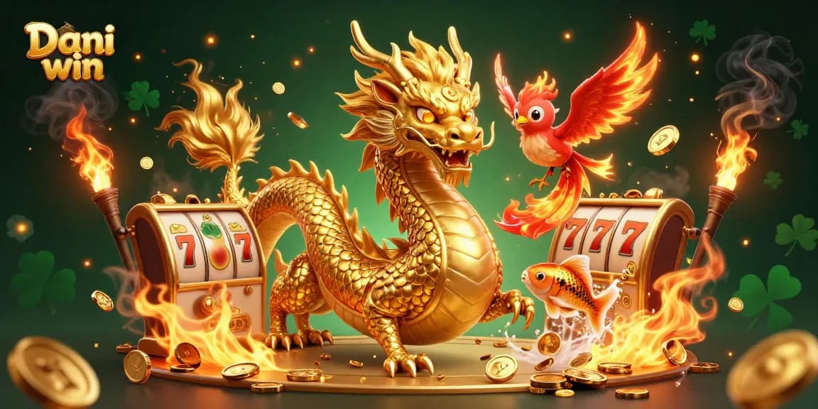 Dhani win players enjoy an exhilarating gaming experience in a vibrant casino-themed illustration.