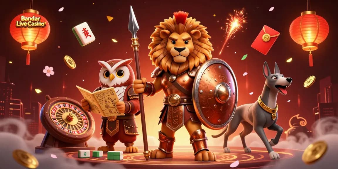 Experience the thrill of Bandar Live Casino with dynamic gameplay, exciting elements, and festive atmosphere.