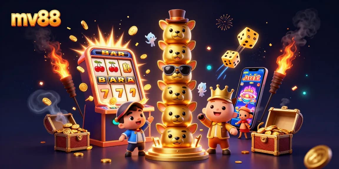 Engage with the unique mv88 experience through colorful casino games and exciting feature elements.