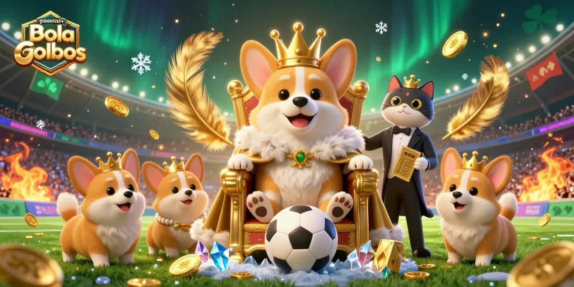 Place your bets and explore pasaran bola golbos with an engaging 3D scene featuring vibrant sports elements.