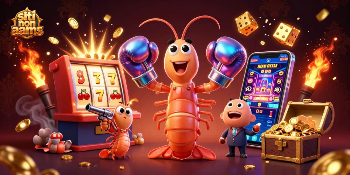 Gioca e vinci nei migliori siti non AAMS con questa vivace illustrazione di casinò.
