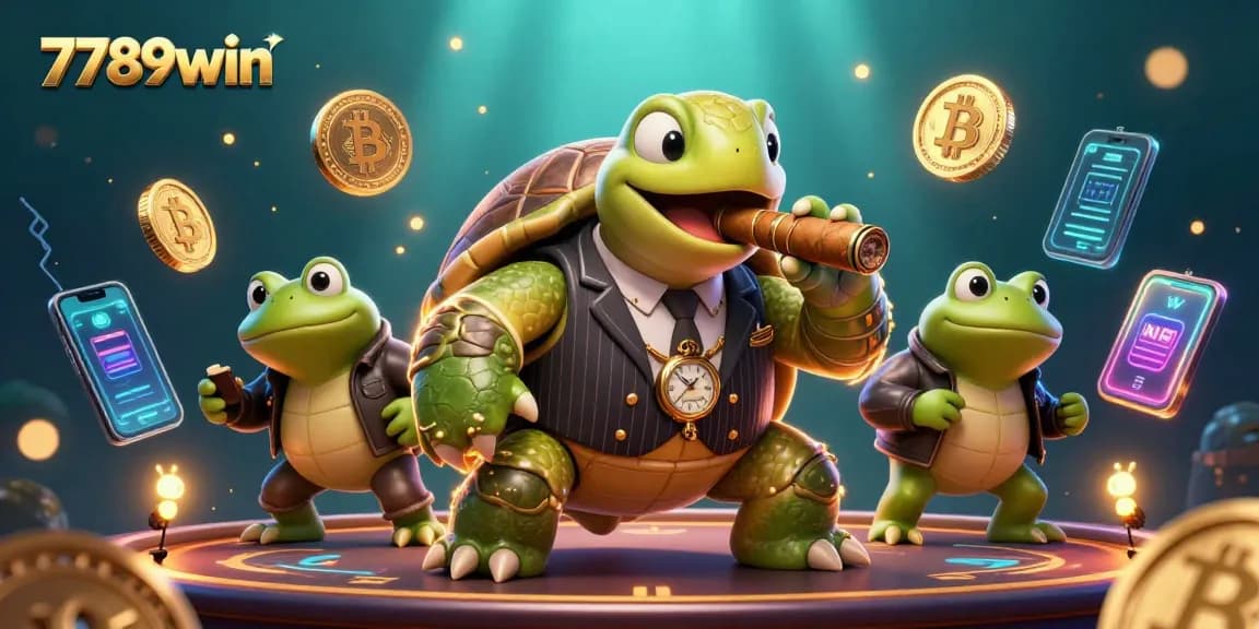 Experience thrilling moments at 7789win with vibrant casino elements and lively characters.