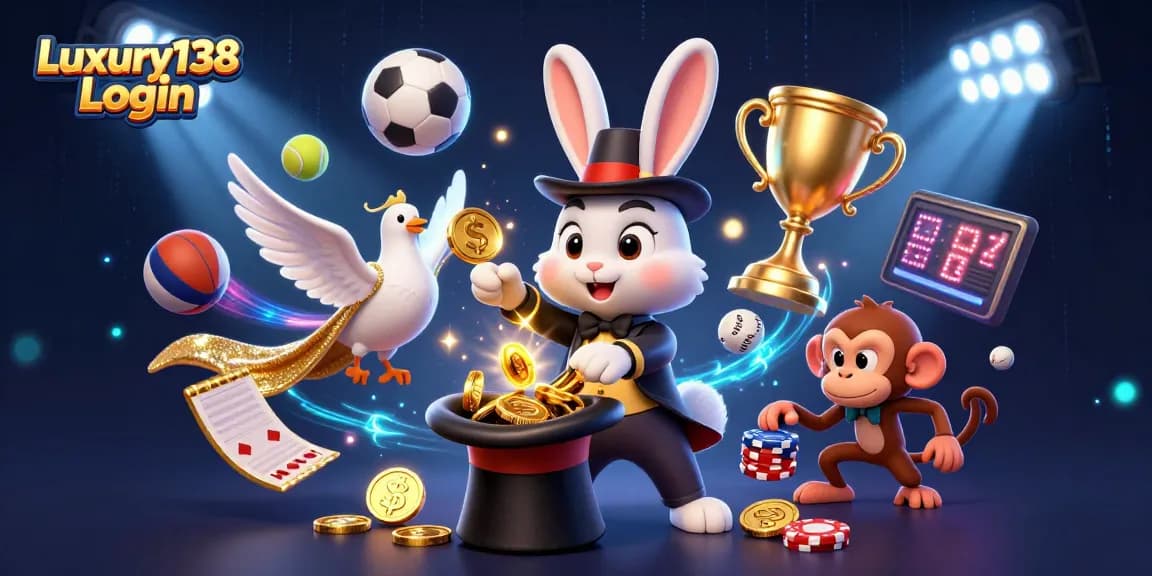 Engage with Luxury138 Login to access thrilling games, magical coins, and gambling delights