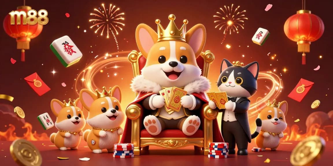 Join the fun at m88 with enchanting characters and festive decorations in this lively carnival.