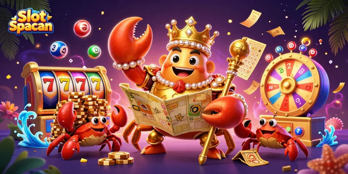 Engage in thrilling gameplay at slot spaceman with a vibrant casino-themed 3D illustration.