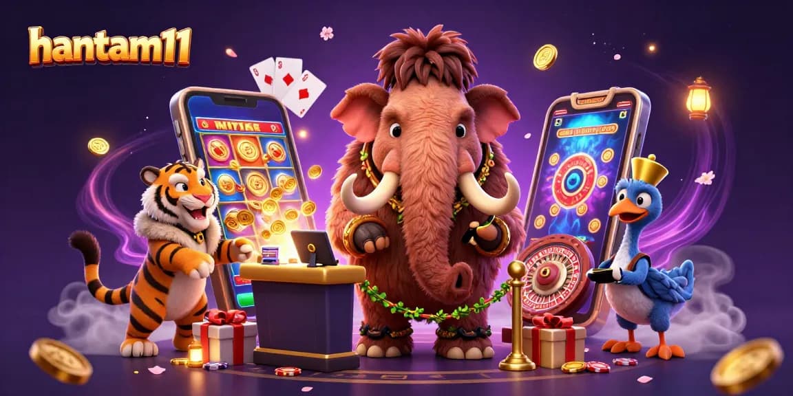 Experience thrilling gaming with hantam11 as vibrant casino characters come alive.