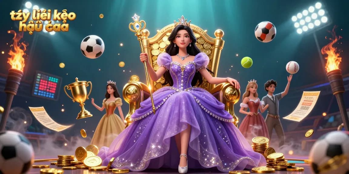 Bet on tỷ lệ kèo nhà cái with an engaging illustration of sports betting themes and elements.