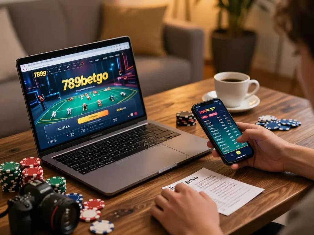 Engaging online betting experience with 789betgo interface on modern gaming setup.