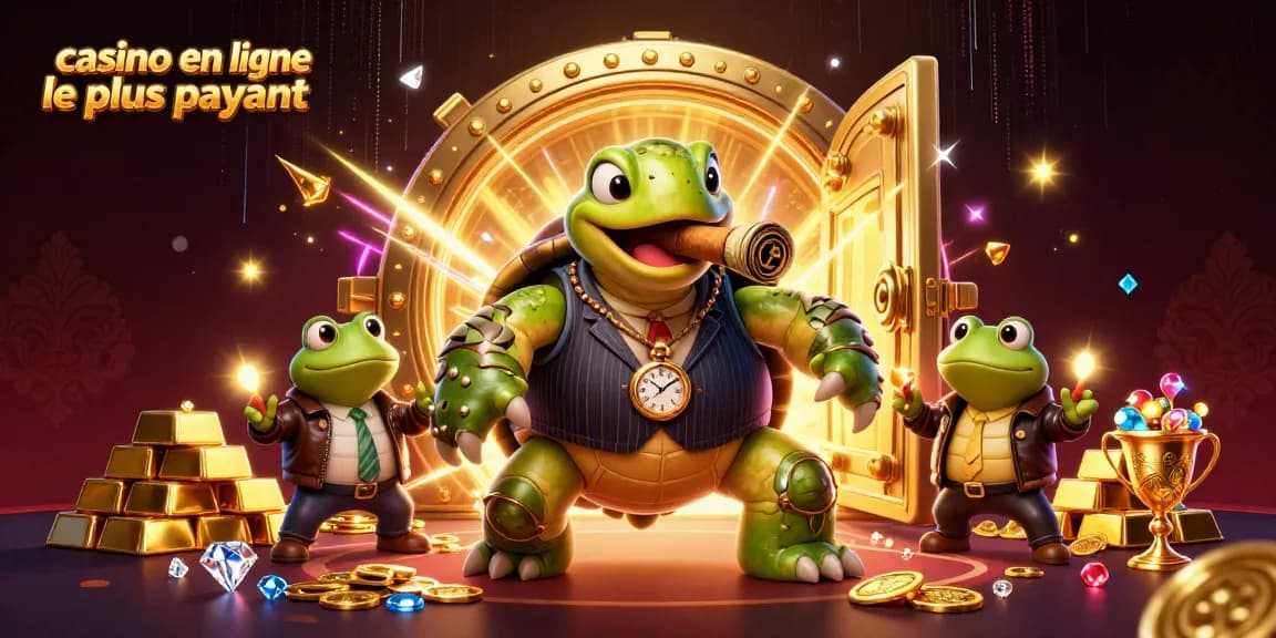 Profitez du casino en ligne le plus payant avec le succès garanti de la tortue et ses gros gains en or.