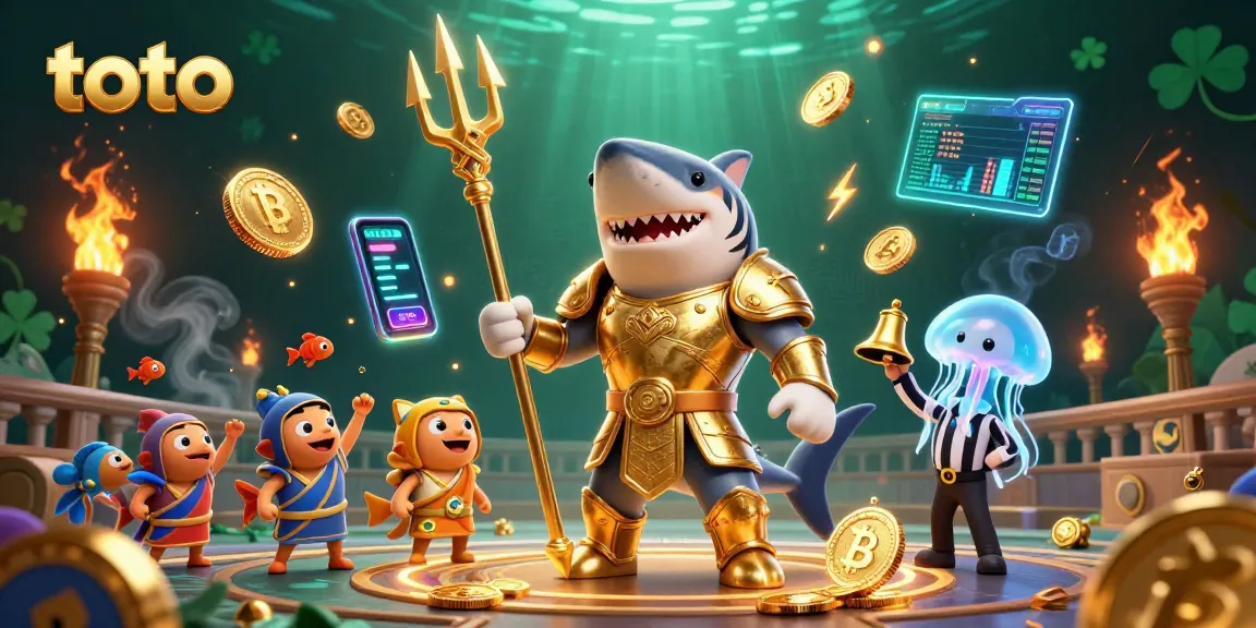 Menang besar dengan toto: ilustrasi kasino digital gaya 3D yang menarik