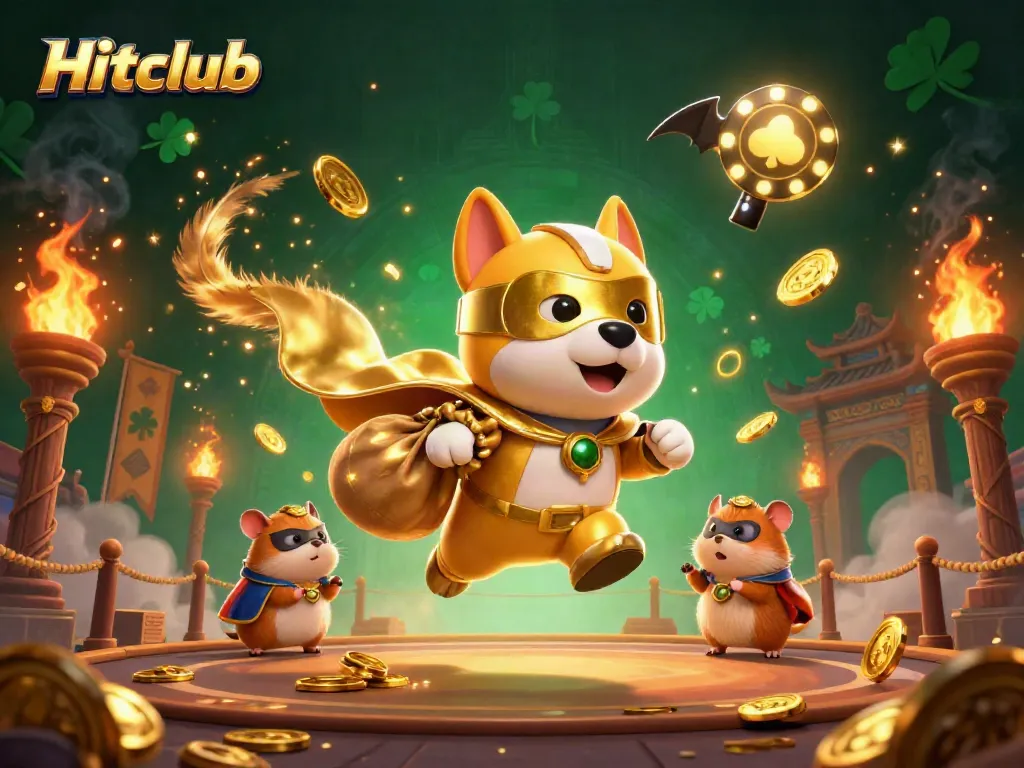 Experience winning moments with Hitclub as our superhero dog collection celebrates casino excitement!