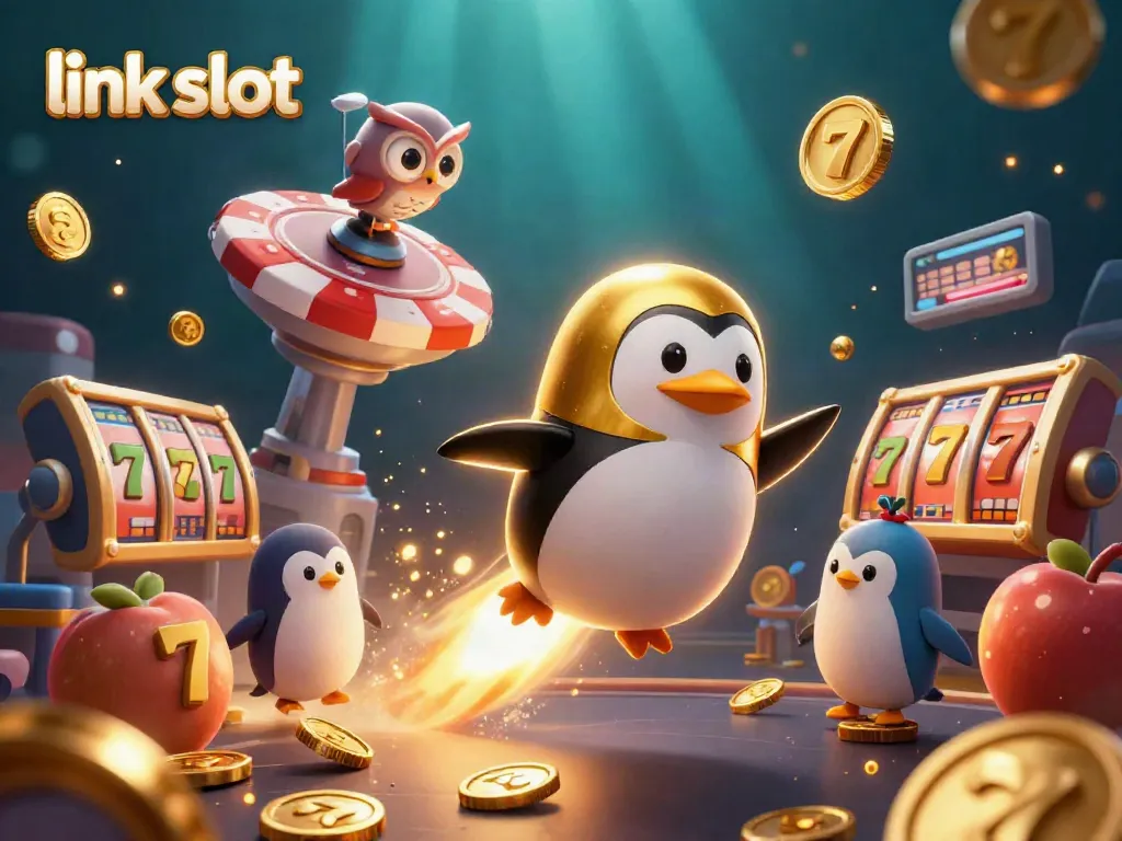 Menangkan jackpot besar dengan link slot melalui penguin emas yang dinamis di kasino luar angkasa.