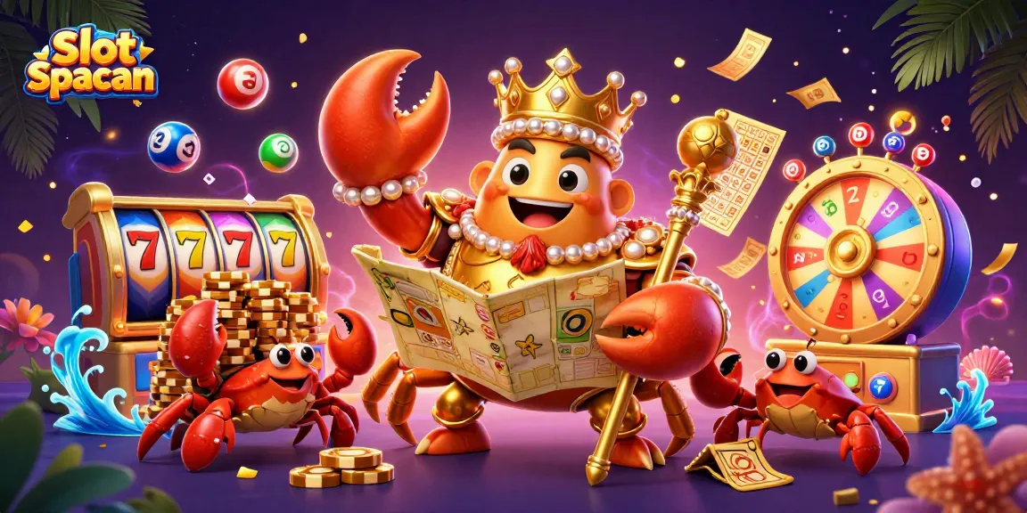 Engage in thrilling gameplay at slot spaceman with a vibrant casino-themed 3D illustration.
