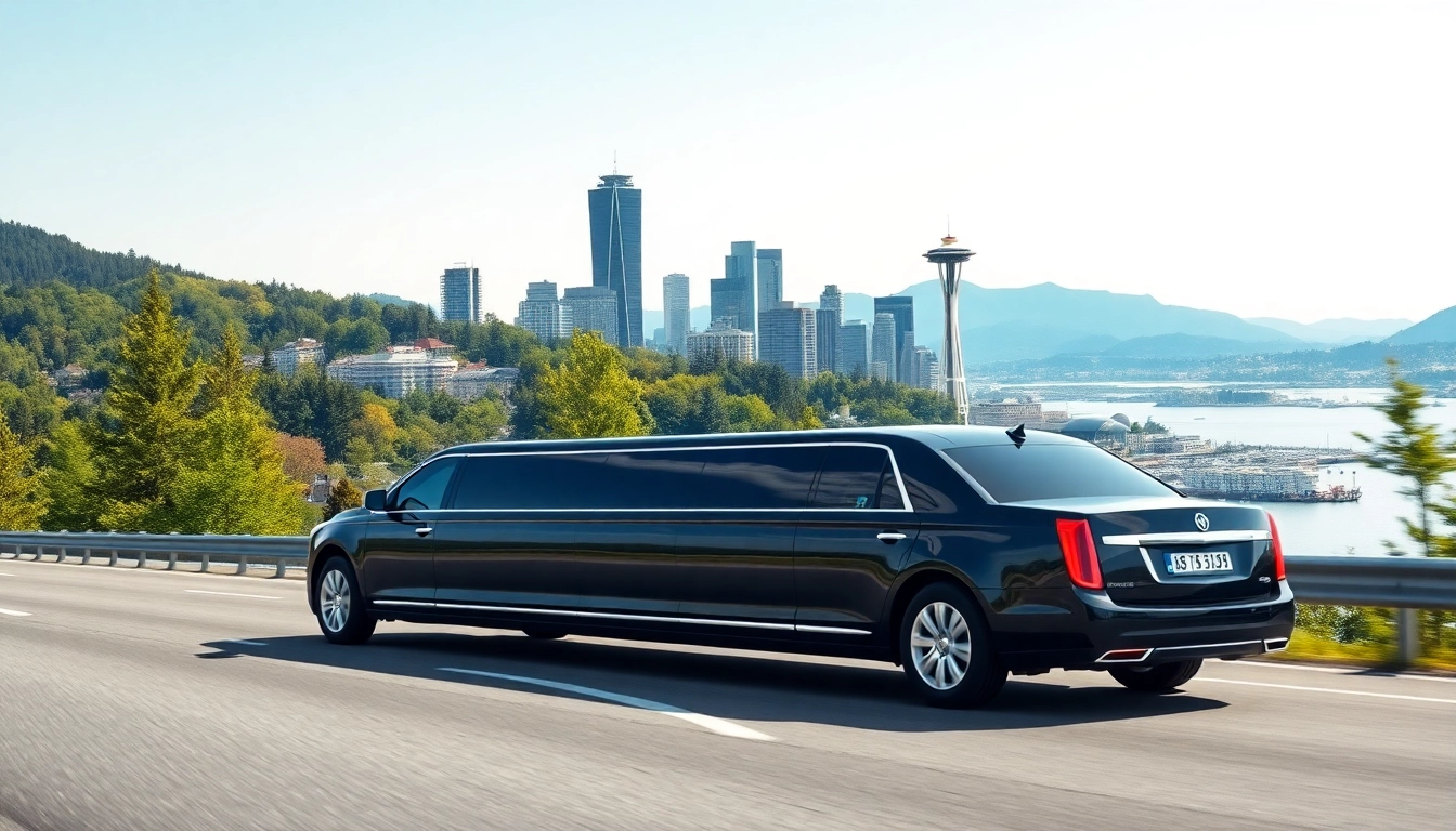 Experience a luxury vancouver to seattle limo service on a scenic journey.