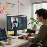 Generate prompts from video to prompt tool in a creative digital workspace.
