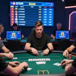 Engaged players at an exciting situs idn poker online game, showcasing vibrant graphics and competitive atmosphere.