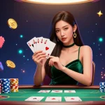 Experience the excitement of ket qua bong da with a stunning poker scene, showcasing detailed gameplay elements and vibrant visuals.
