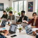 Promote your servises startups through collaborative networking among diverse professionals in a vibrant co-working space.