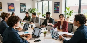 Promote your servises startups through collaborative networking among diverse professionals in a vibrant co-working space.