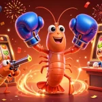 Engage with slot777 aplikasi and experience colorful slot machine excitement in a vibrant casino scene.