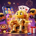 Experience rapid gameplay and big wins with IDCASH88 in a vibrant casino-themed illustration.