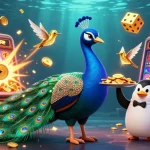 Permainan Slot Thailand dengan mesin slot memukau dan pemandangan yang kaya detail dalam ilustrasi.