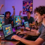 Pengalaman bermain diana4d dengan teman-teman di ruang gaming yang ceria.