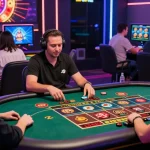 Exciting online gaming scene at MBM娛樂 featuring diverse players and live casino games.