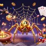 Experience excitement at rokok88game with a victorious golden spider webbing luck and riches.