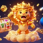 Spin thrilling wins at lolajack casino with vibrant slot reels, coins, and an engaging gaming atmosphere.