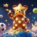 Engage with Nhà cái SHBET through thrilling casino games, featuring a dynamic 3D illustration.