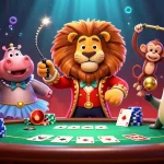 Engage in high-stakes poker action with menangclub88's vibrant 3D illustration showcasing game elements.