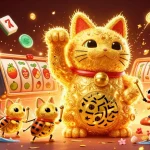 Play and win with IDCASH88's vibrant casino scene featuring lucky symbols.